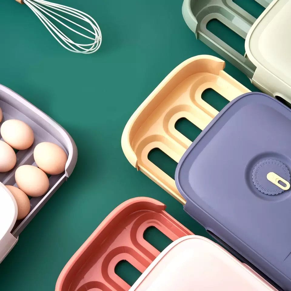 Drawer Type Egg Storage Box, Refrigerator Egg Container, Drawer Egg Tray Holder, Large Capacity Egg Organizer, Modern Simple Fall-proof Drawer Egg Storage Box Drawer Type Egg Storage Box, Refrigerator Egg Container, Drawer Egg Tray Holder, Large Capacity Egg Organizer, Modern Simple Fall-proof Drawer Egg Storage Box